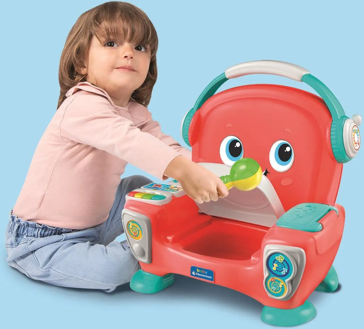 Clementoni Music Chair Interactief Speelgoed 1-3 Jaar - Rood