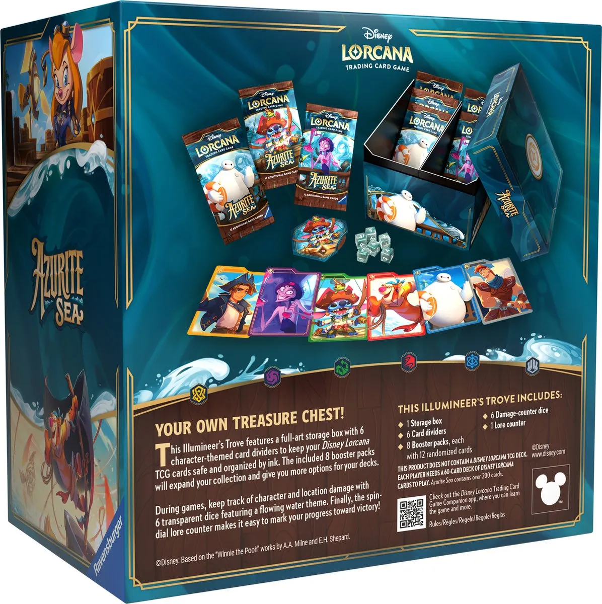 Ravensburger Disney Lorcana Azurite Sea Trove - Multi
