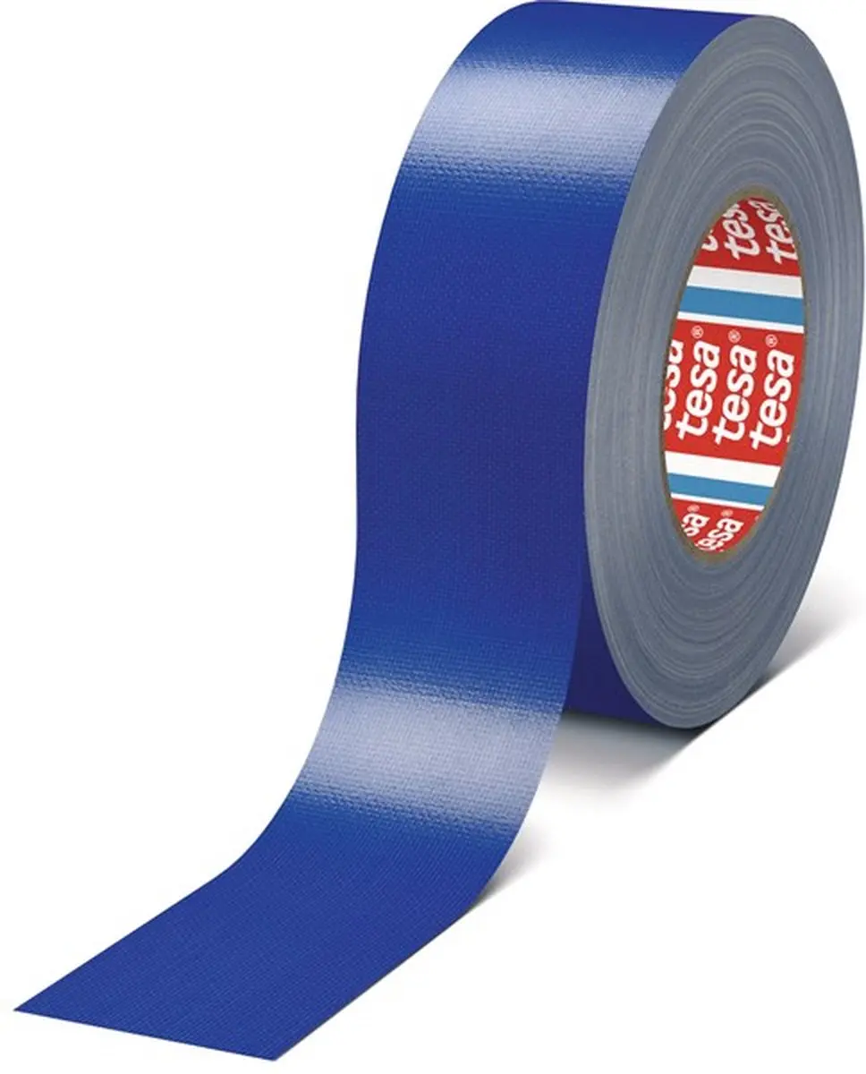 Tesa Textieltape Blauw 50mm x 25m