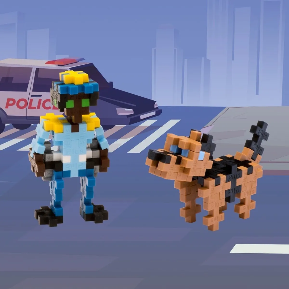 Plus-Plus Politie Bouwset 100-delig