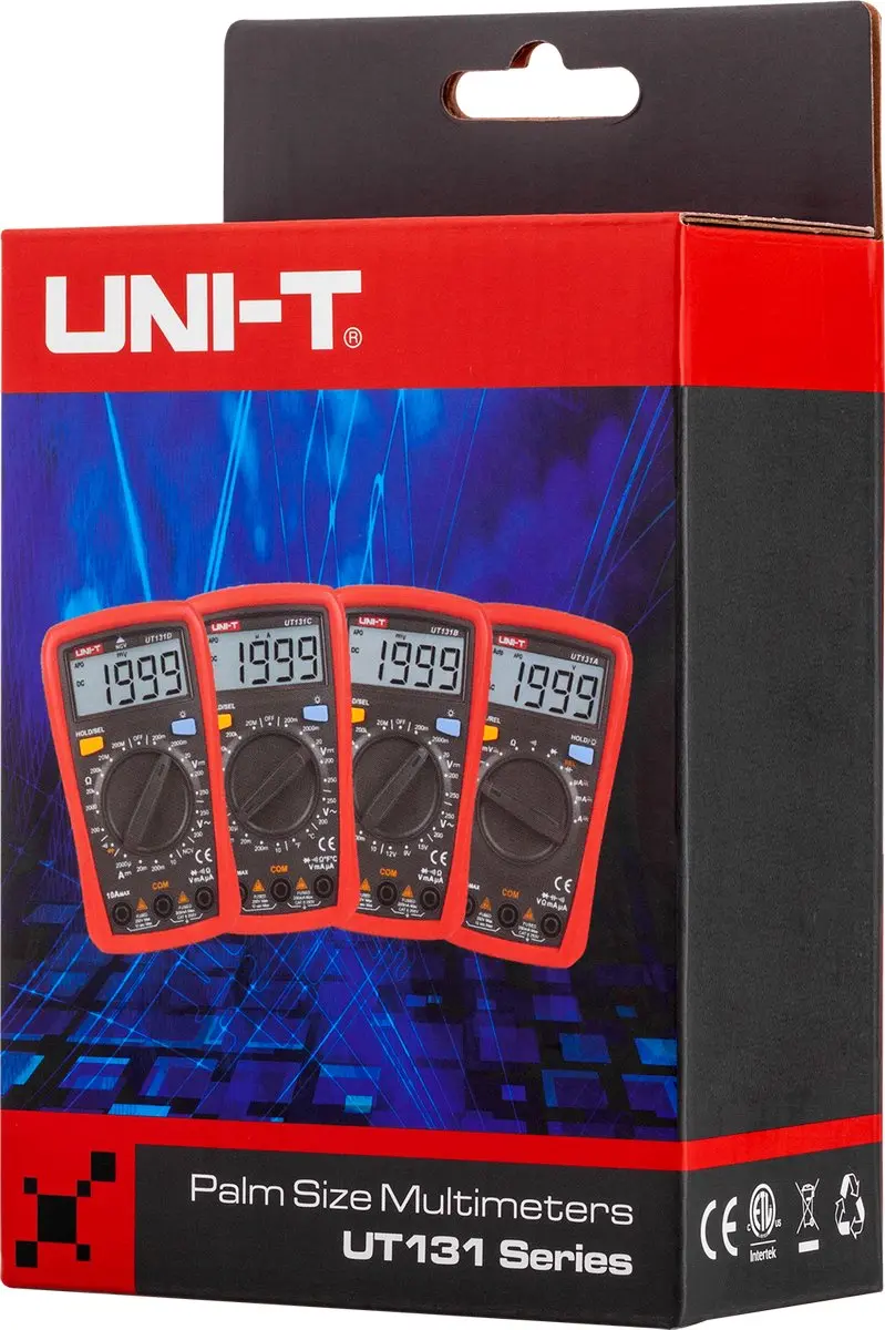 UNI-T UT131A Multimeter - Rood