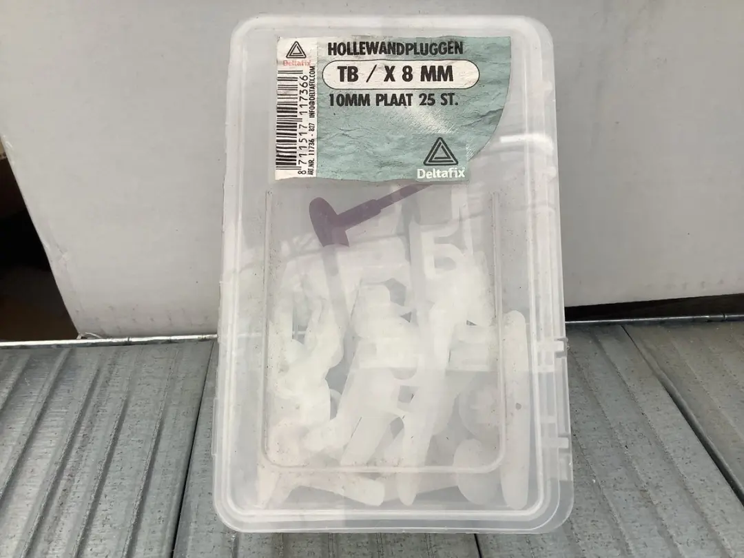 Deltafix Hollewandplug tb/8mm - 25 Stuks
