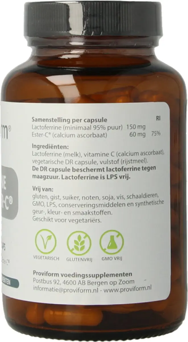Proviform Lactoferrine 180 Capsules - 150mg