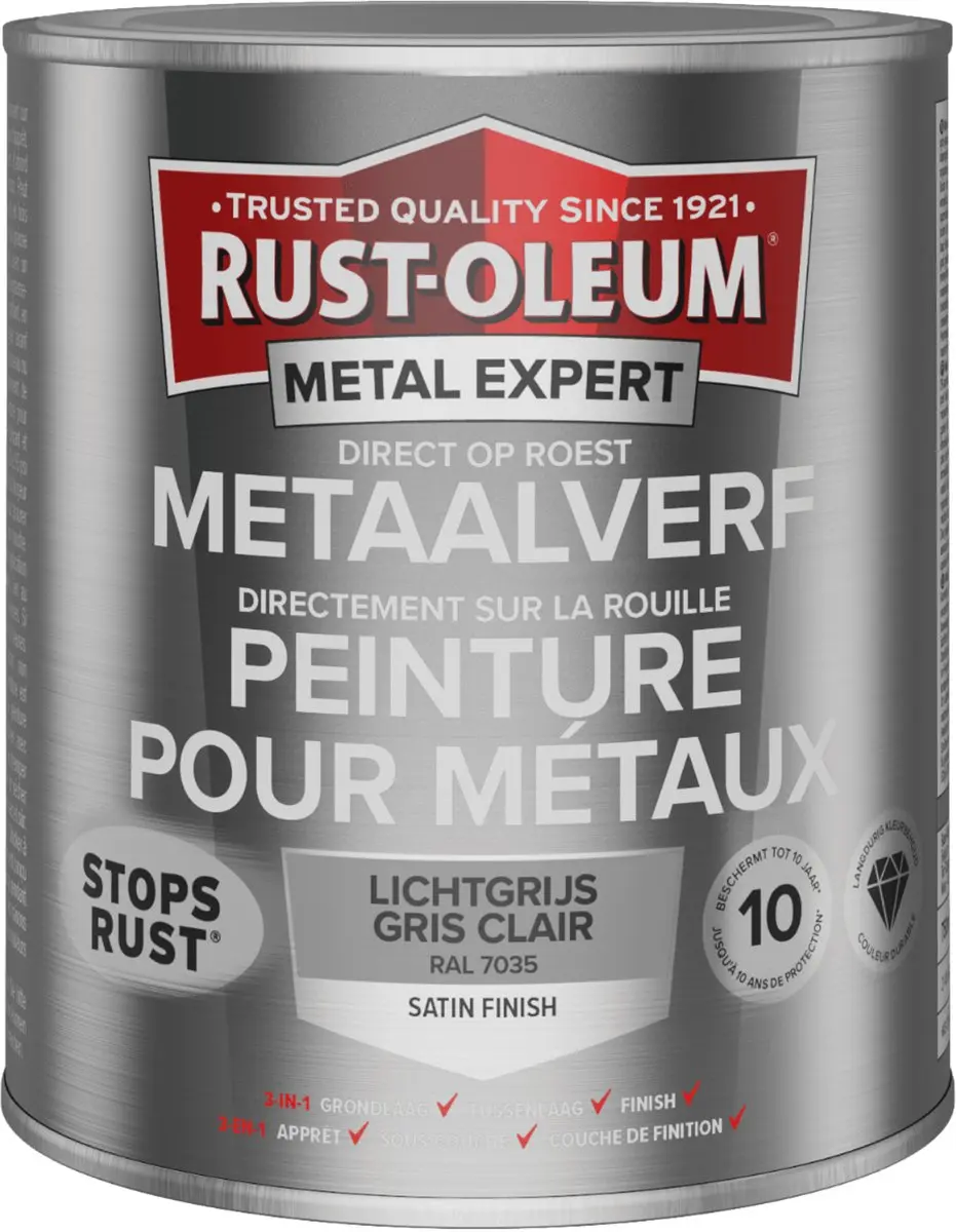 Rust-Oleum Metal Expert Direct Op Roest Metaalverf 750ml