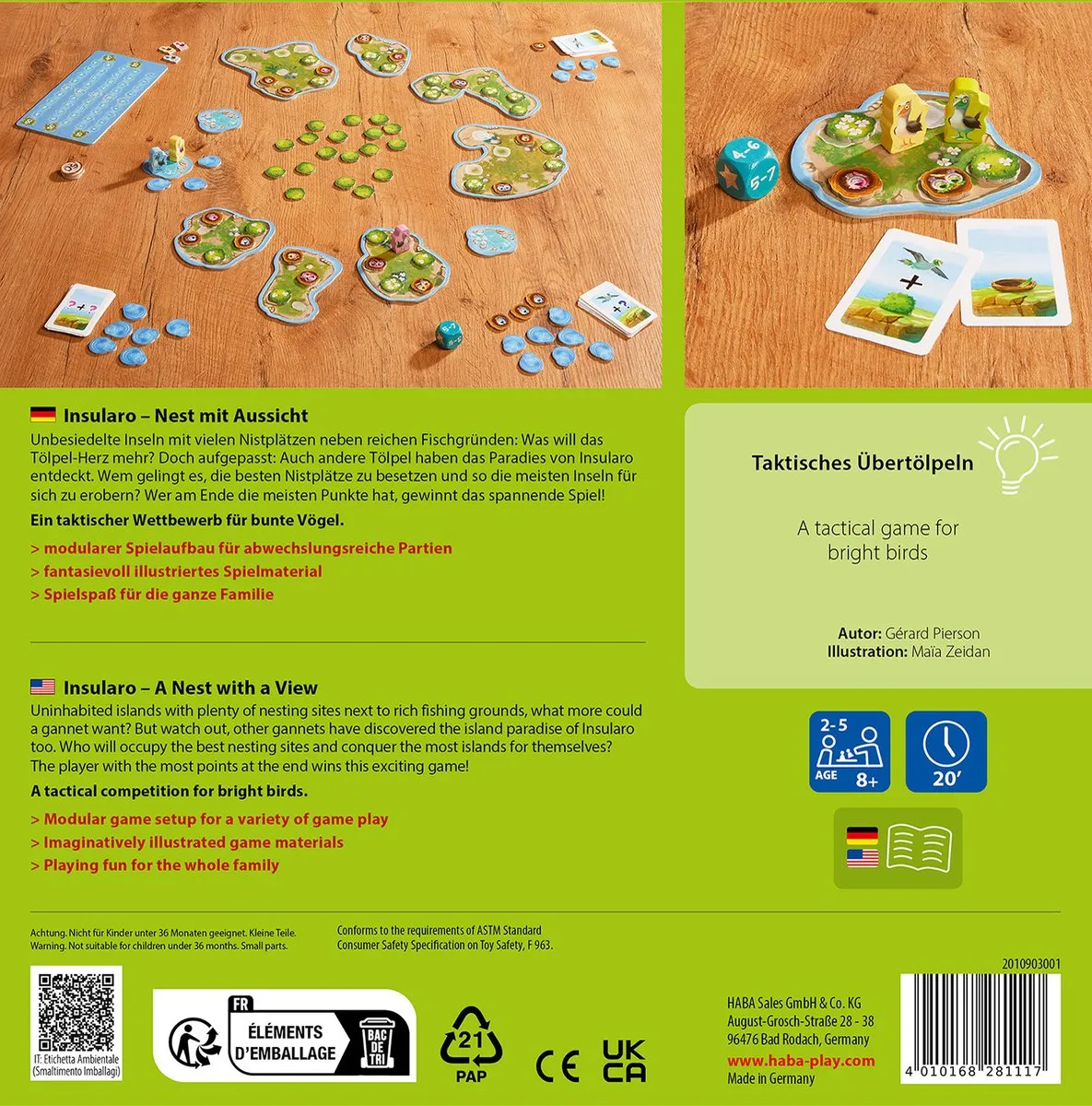 Haba Insularo Strategiespel - 2-6 Spelers - MPN 2010903002