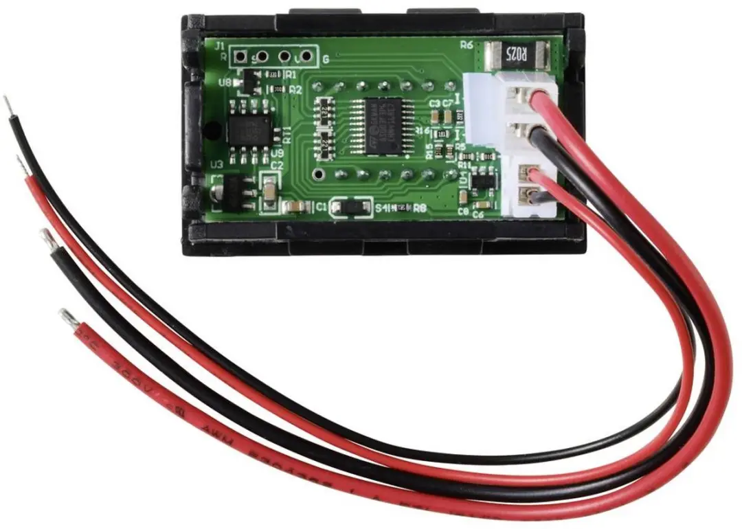 Tru Components TC-AM5D-RED Digitaal inbouwmeetapparaat - Rood