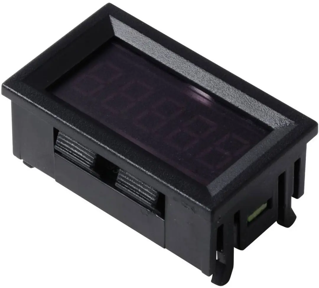 Tru Components TC-AM5D-RED Digitaal inbouwmeetapparaat - Rood
