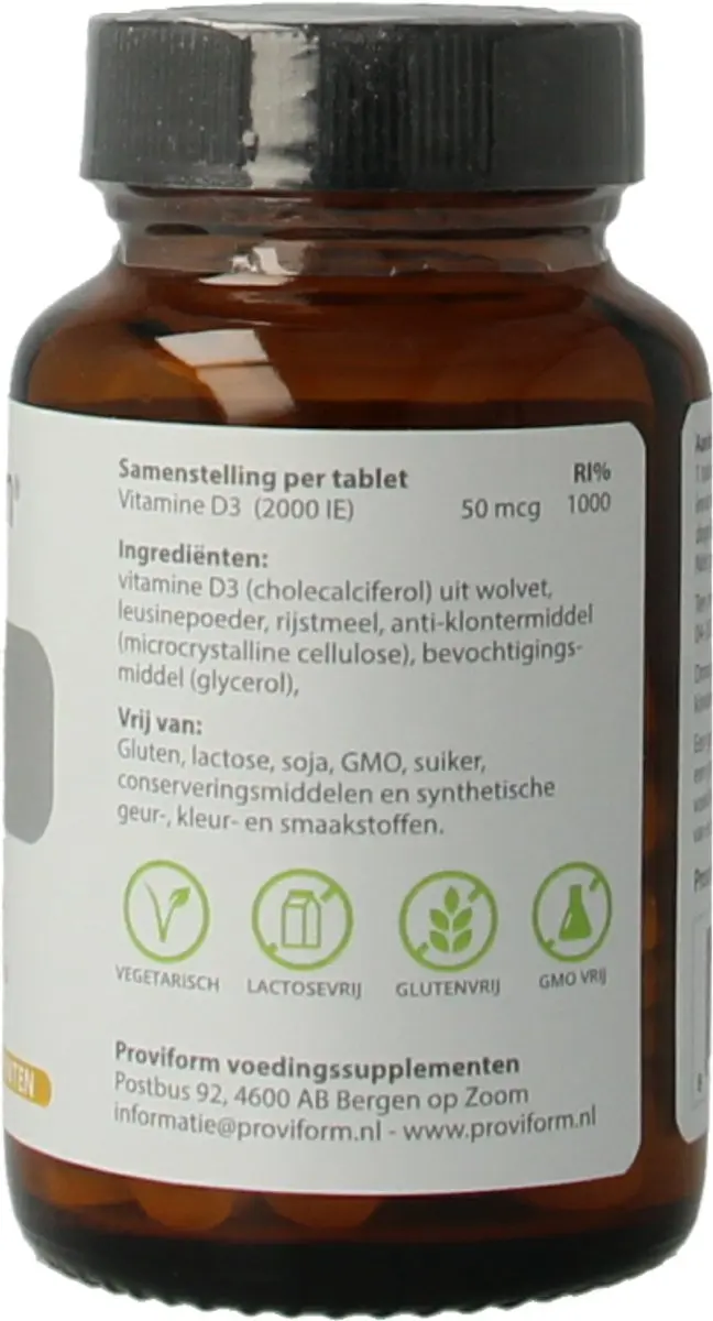 Proviform Vitamine D3 50mcg 150 Tabletten