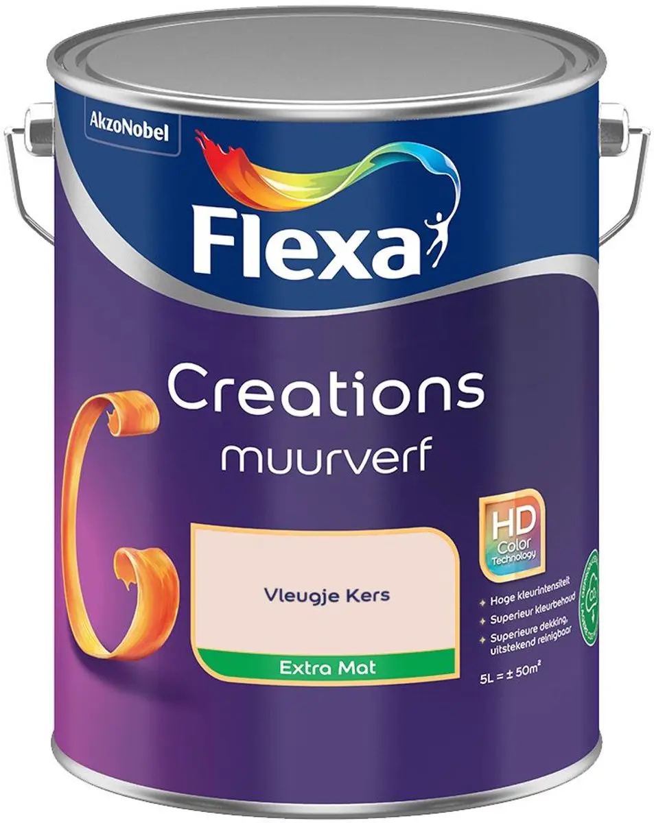Flexa Creations Muurverf Extra Mat Vleugje Kers