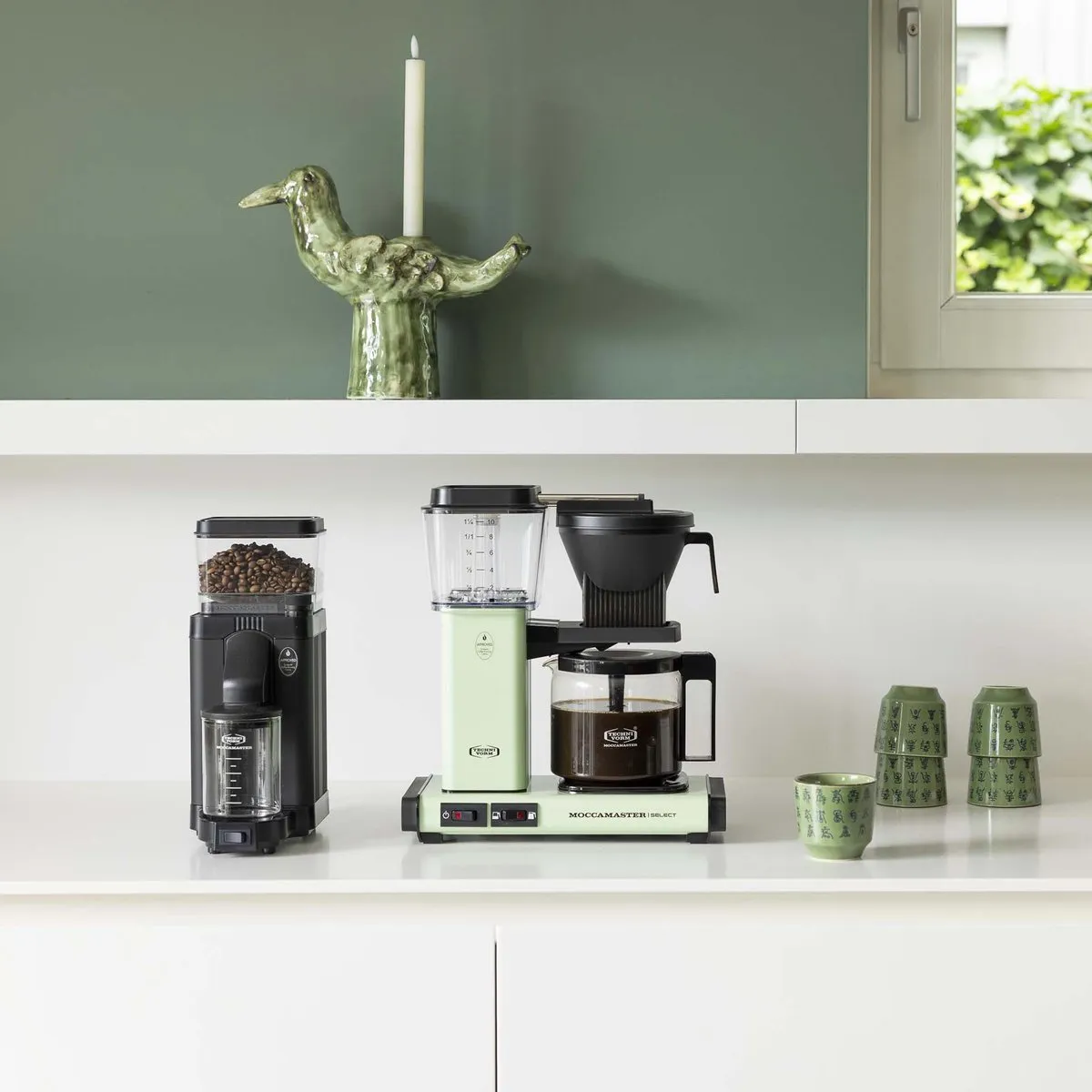 Moccamaster KBG Select Filterkoffiezetapparaat - 10 Kopjes - Pastel Green