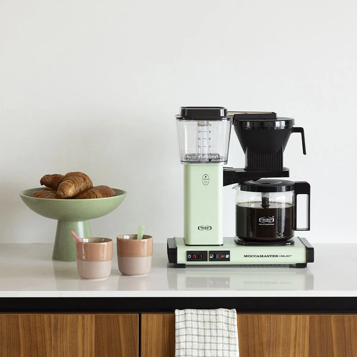 Moccamaster KBG Select Filterkoffiezetapparaat - 10 Kopjes - Pastel Green