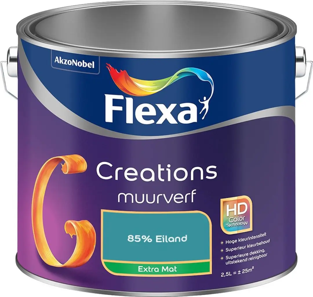 Flexa Creations Muurverf Extra Mat 85% Eiland