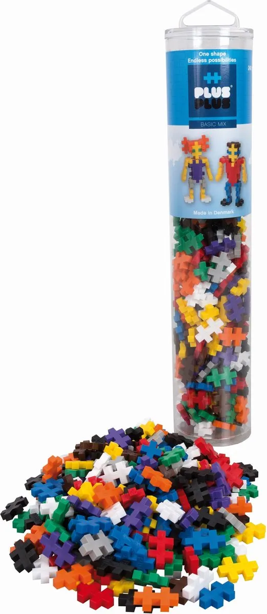 Plus-Plus Tube Basic 240 Bouwset - 4185 - Basic Mix