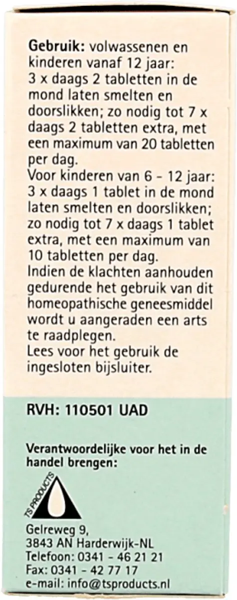 Pfluger Schüssler Zout nr 9 Natrium Phosphoricum D6 - 100 Tabletten