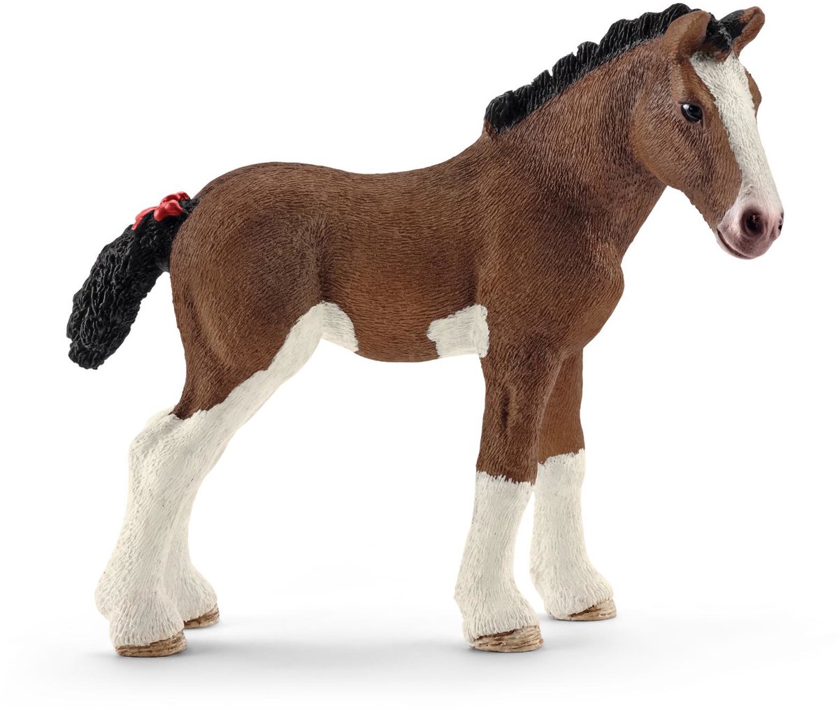 Schleich Farm World Clydesdale veulen - Speelfiguur paard.