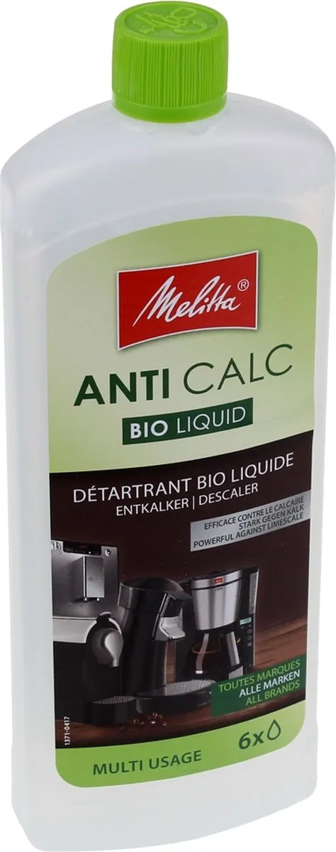 Melitta Ontkalker Bio Liquide 250ml - o.a. Koffiemachines - Kleurenmix