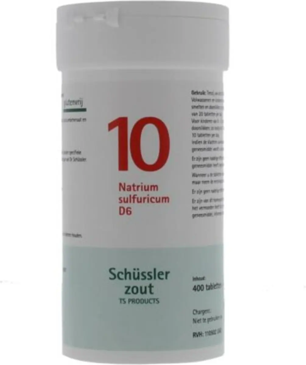 Pfluger Schussler Zout nr 10 Natrium Sulfuric D6