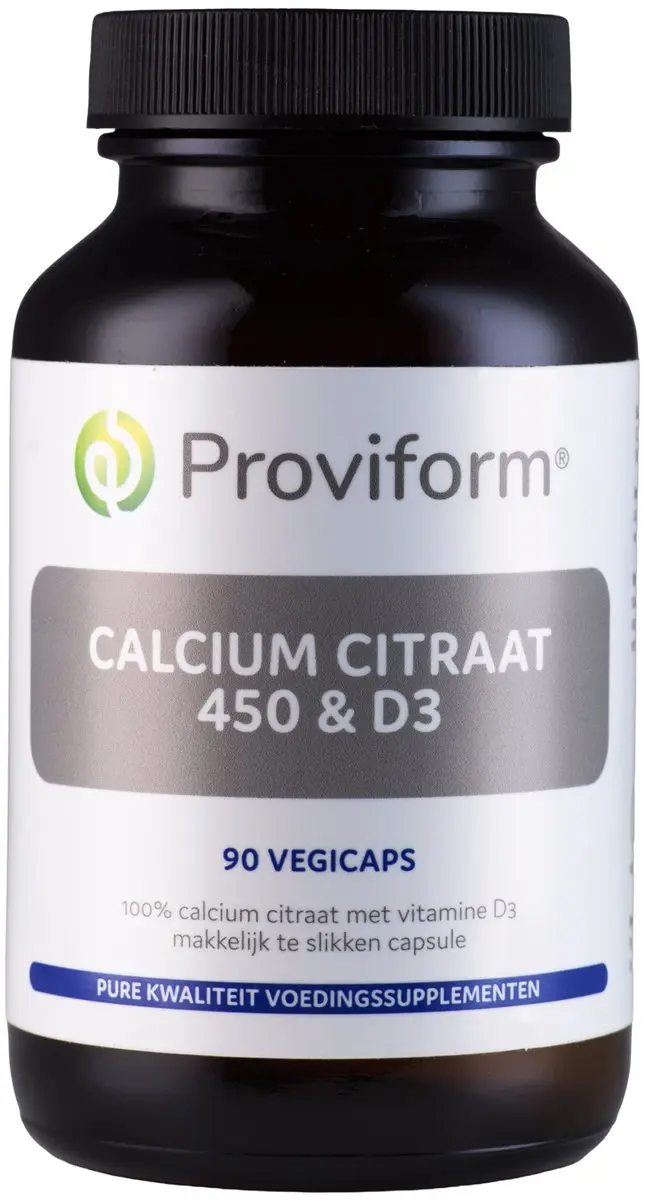 Proviform Calcium Citraat 450 & D3 90 Capsules