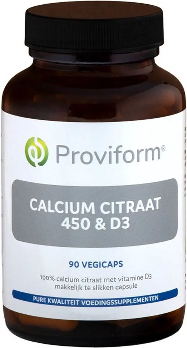 Proviform Calcium Citraat 450 & D3 90 Capsules