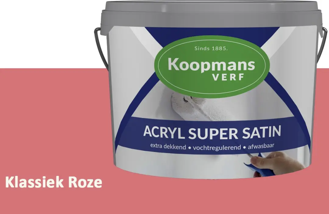 Koopmans Acryl Super Satin Zijdeglans Muurverf 10L