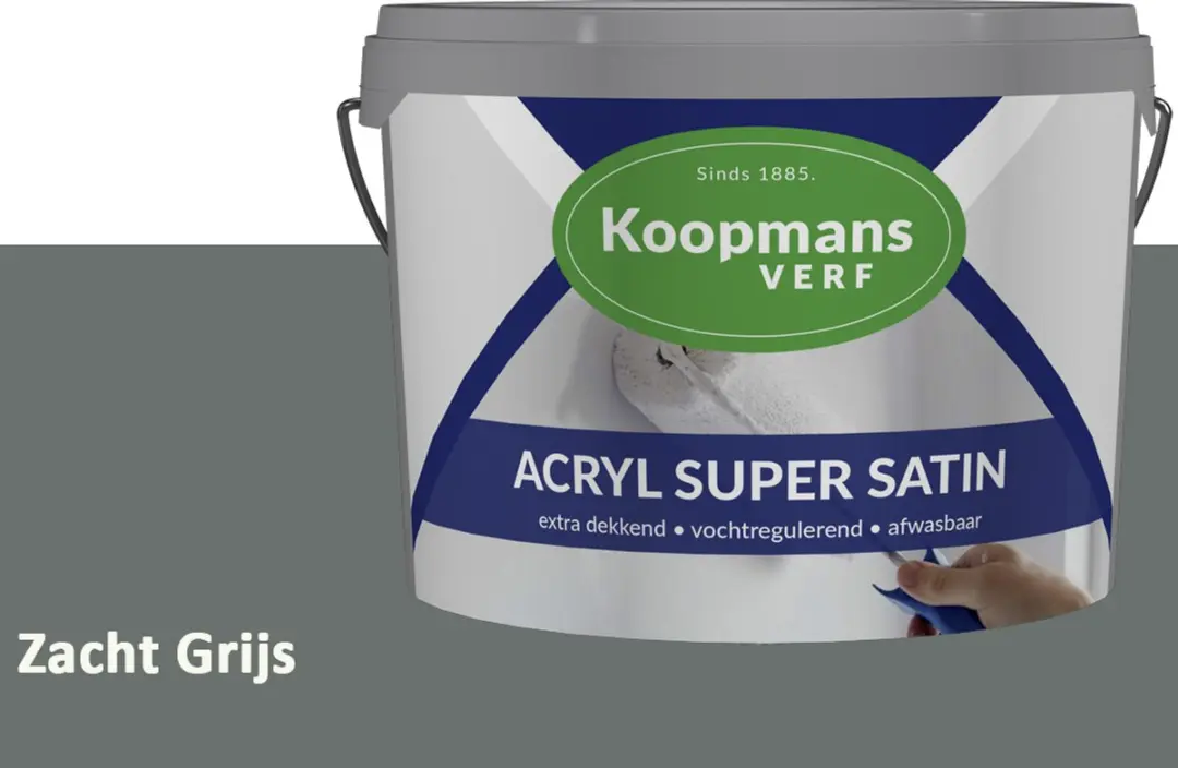 Koopmans Acryl Super Satin Zijdeglans Muurverf 1L