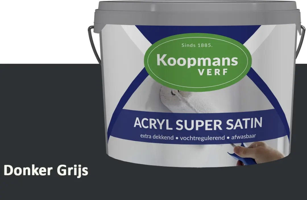 Koopmans Acryl Super Satin Zijdeglans Muurverf 5L