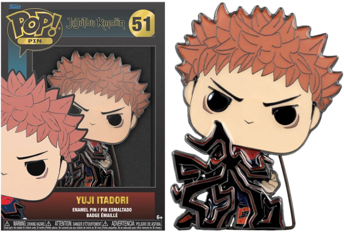 Funko POP! Yuji Itadori Pin - 10cm - Multicolor
