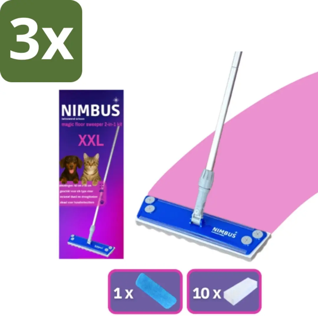 Nimbus Magic Floor Sweeper 2-in-1 N1024