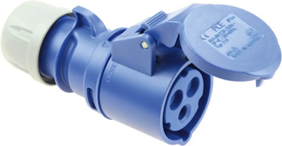 Keraf PCE CEE Koppelingsstekker E36SP - Grijs/Blauw