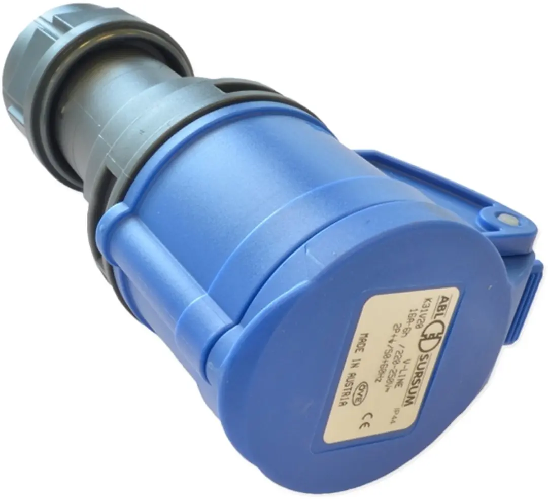 Keraf PCE CEE Koppelingsstekker E36SP - Grijs/Blauw