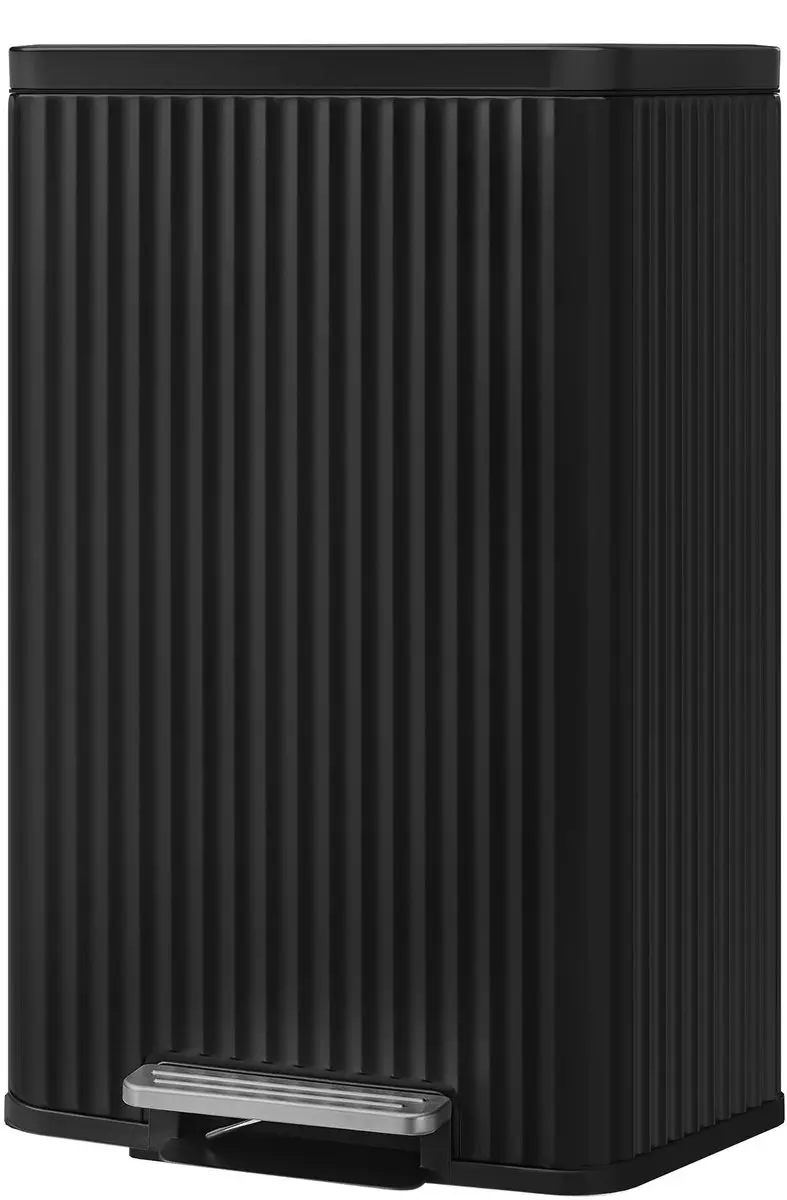 Songmics Keukenafvalbak 50L - Zwart - afbeelding 2 van 6