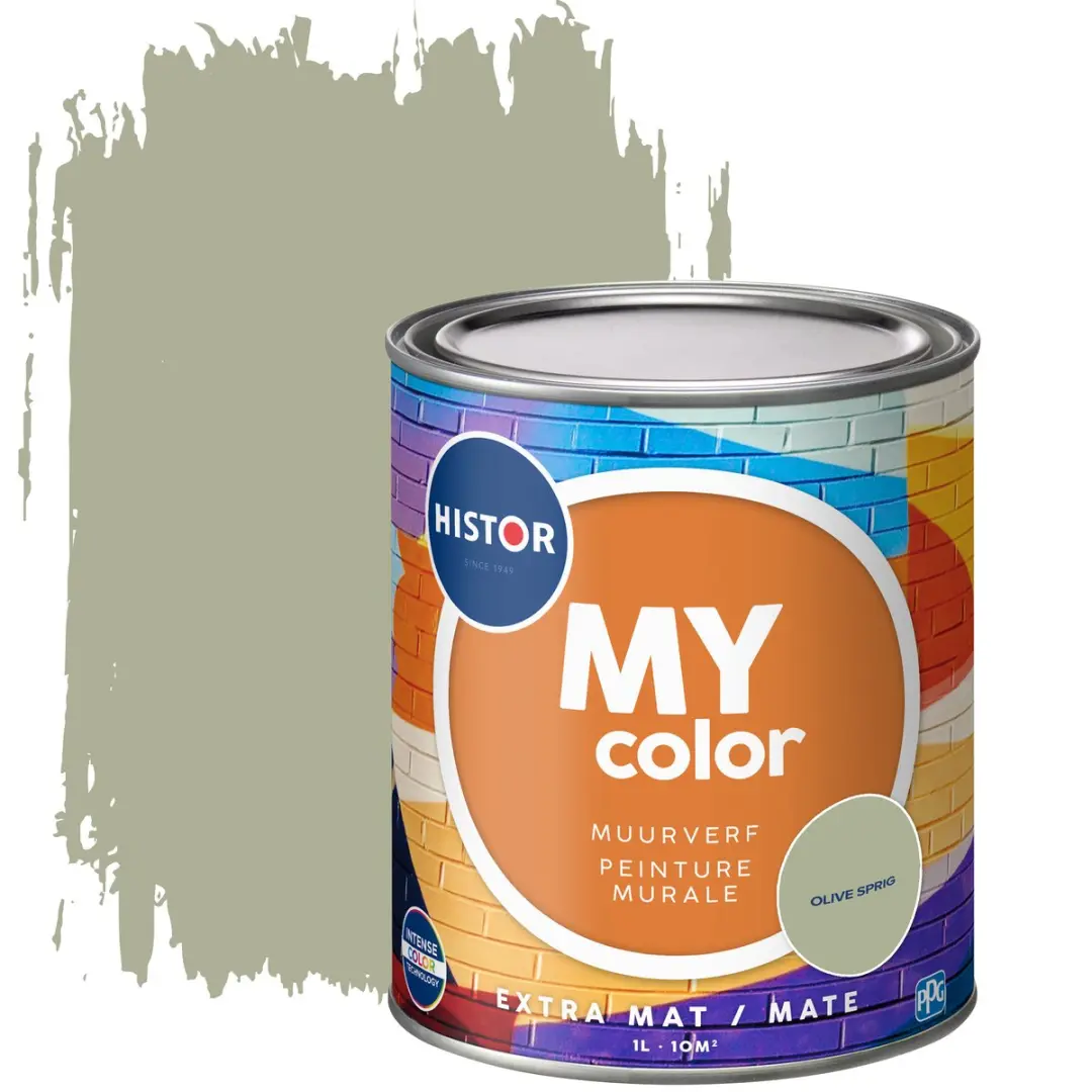 Histor MY Color Muurverf Extra Mat Olive Sprig 1L