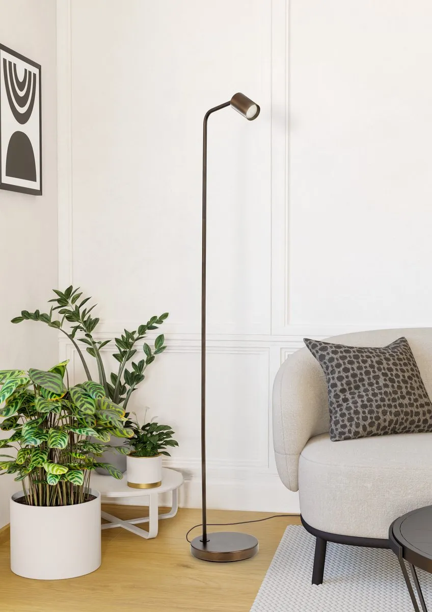 Eglo Rigomagno Vloerlamp GU10 151cm - Brons