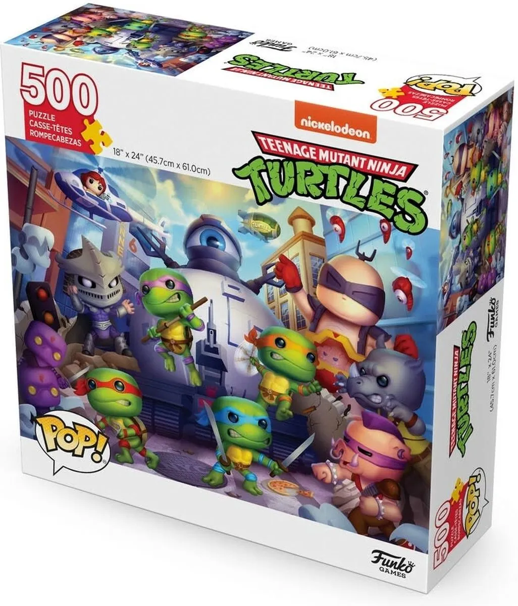 Funko Pop Teenage Mutant Ninja Turtles Puzzel 500 Stuks - Multi