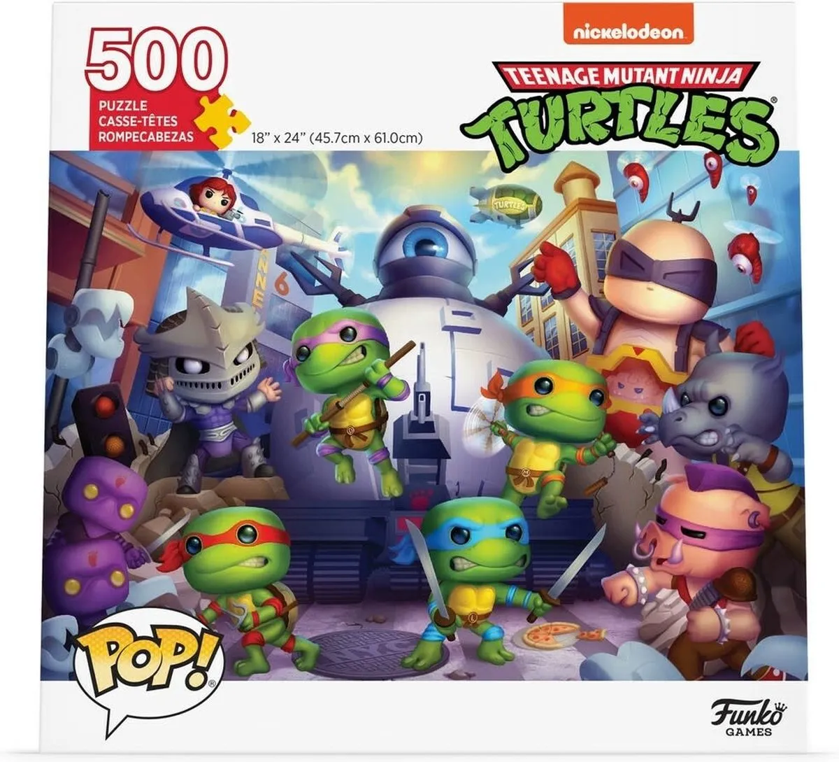 Funko Pop Teenage Mutant Ninja Turtles Puzzel 500 Stuks - Multi