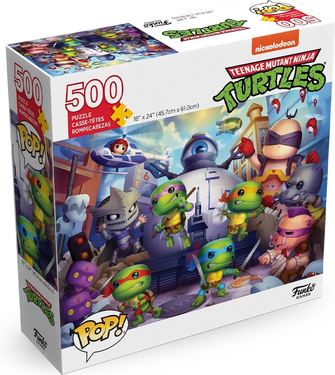 Funko Pop Teenage Mutant Ninja Turtles Puzzel 500 Stuks - Multi