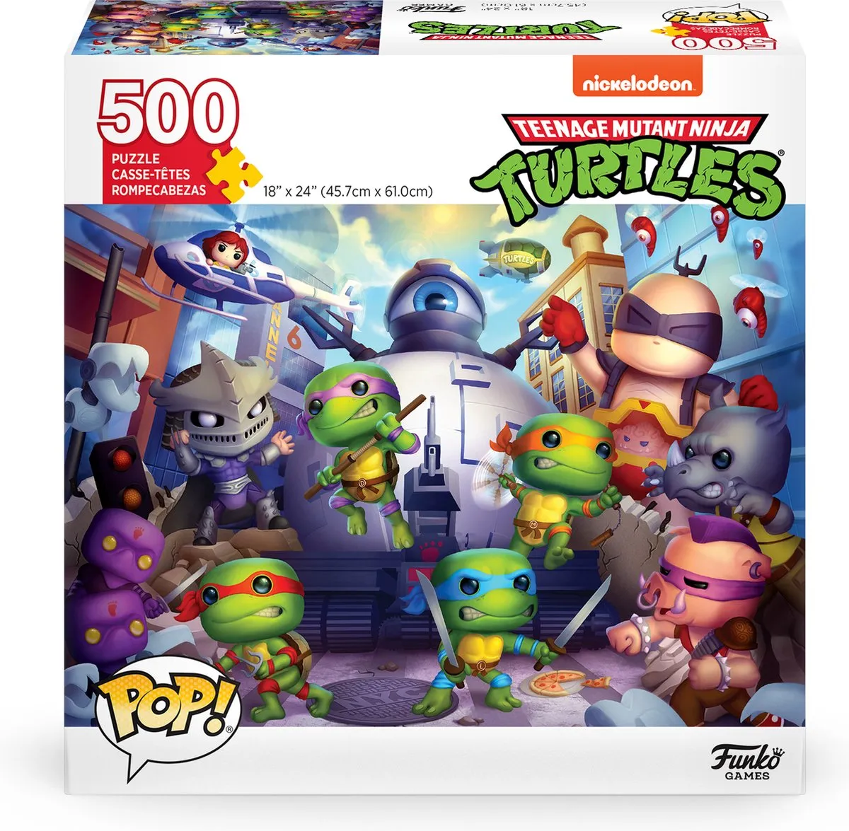Funko Pop Teenage Mutant Ninja Turtles Puzzel 500 Stuks