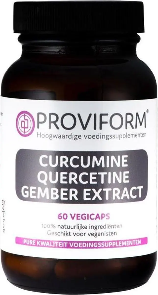 Proviform Curcumine Quercetine Gember Extract 60 Capsules