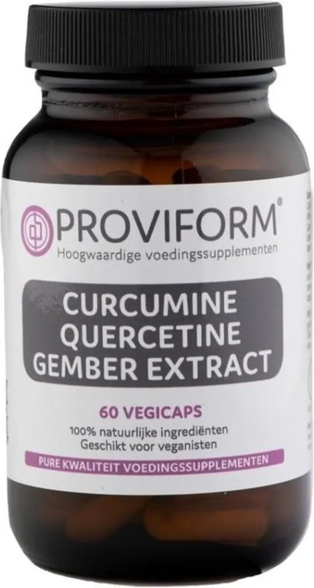 Proviform Curcumine Quercetine Gember Extract 60 Capsules