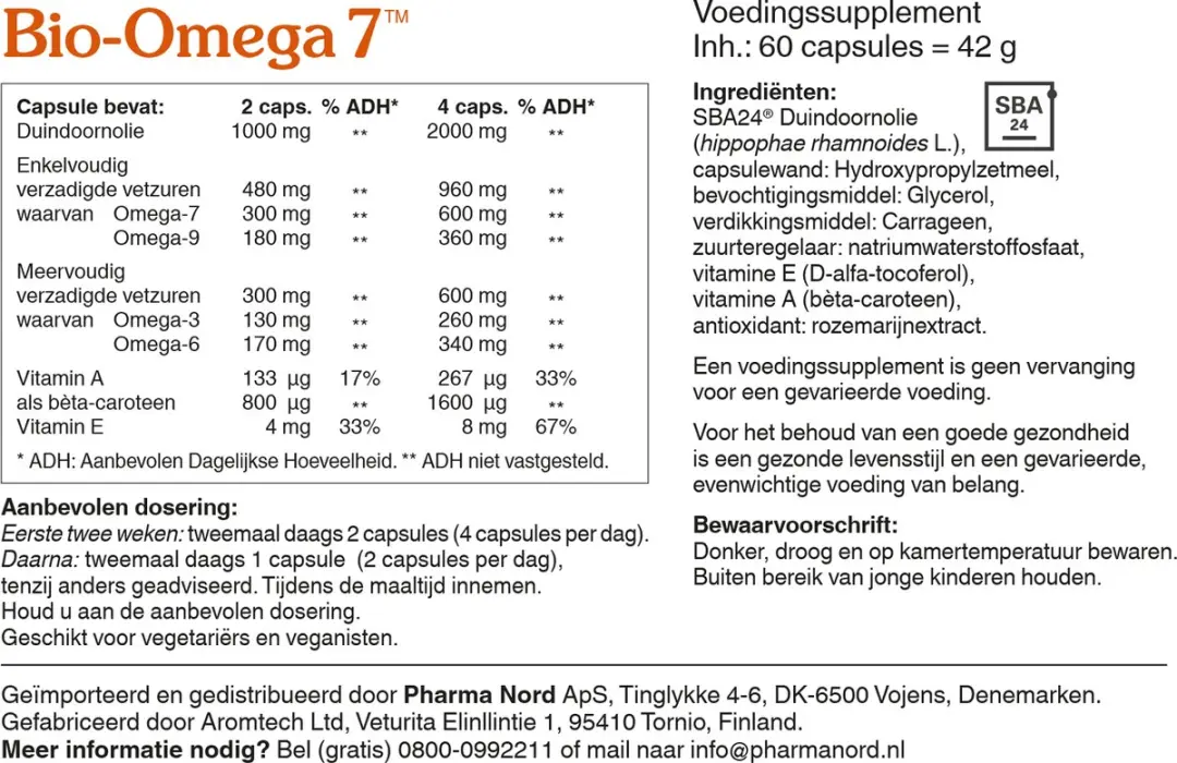 Pharma Nord Bio-Omega 7 60 capsules