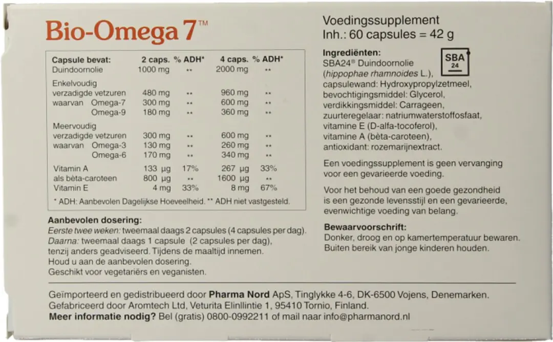 Pharma Nord Bio-Omega 7 60 capsules