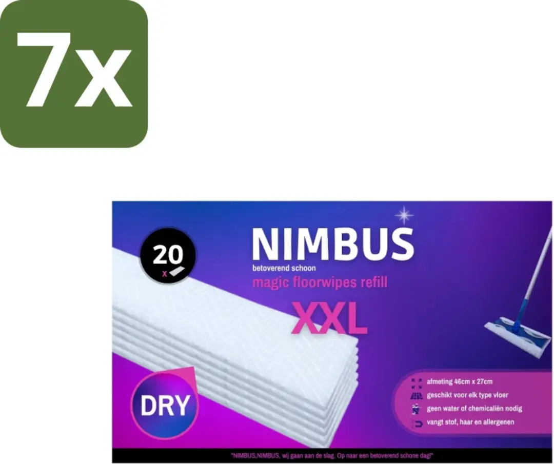 Nimbus Magic Floorwipes Refill XXL 8720892026071