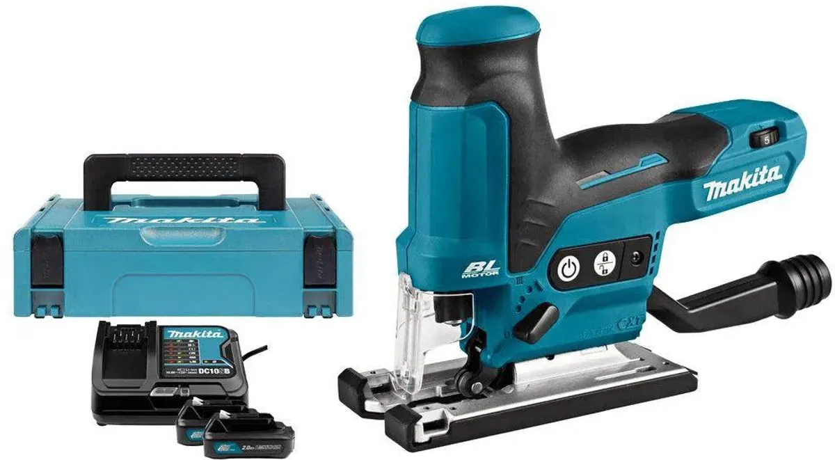 Makita JV101DSAJ Decoupeerzaag - 10,8V - 2900 min⁻¹ - 2x 2,0Ah