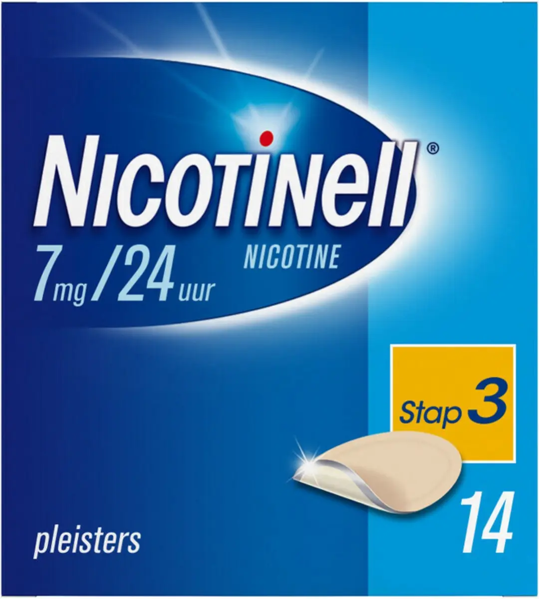 Nicotinell Nicotinepleisters 7mg - 3 x 14 stuks