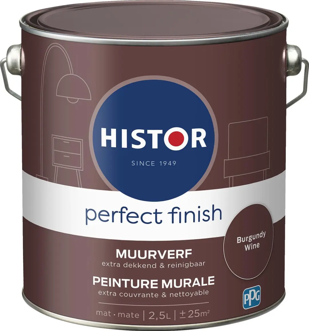 Histor Perfect Finish Muurverf Mat 2.5L