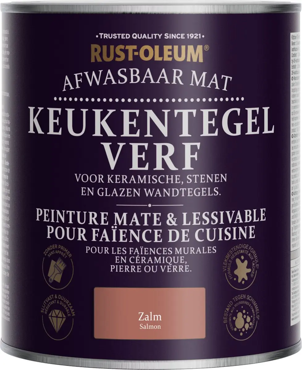 Rust-Oleum Rode Verf Keukentegels Zalm 750ml