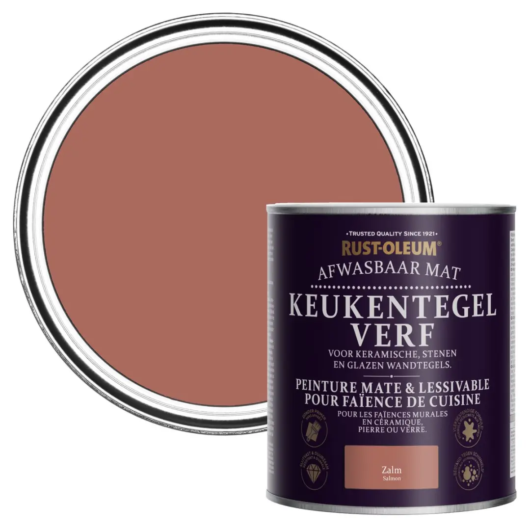 Rust-Oleum Rode Verf voor keukentegels Zalm 750ml