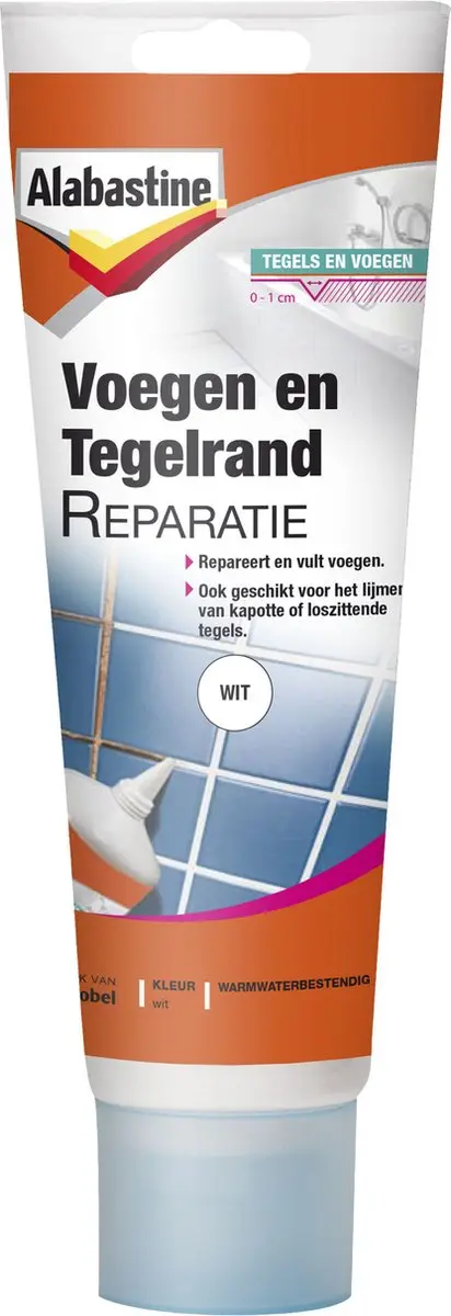 Alabastine Tegels en Voegen Reparatie Wit 330g