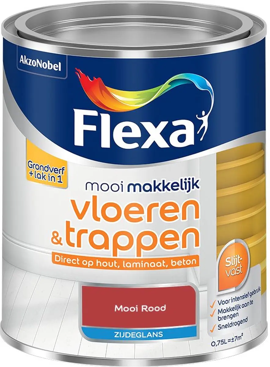 Flexa Mengverf Mooi Rood 750ml