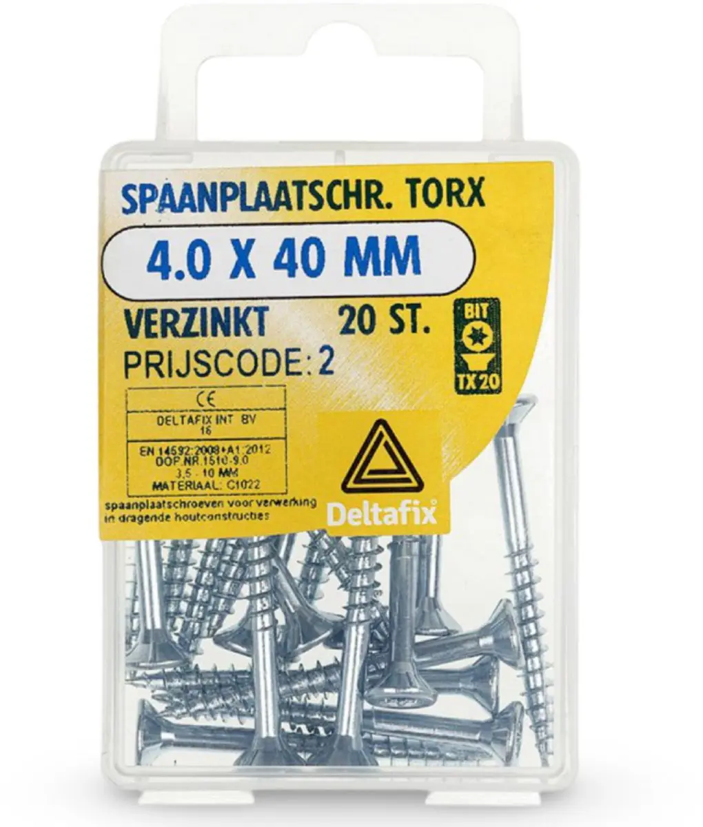 Deltafix Torx Schroeven 3,5x30mm - 200 Stuks